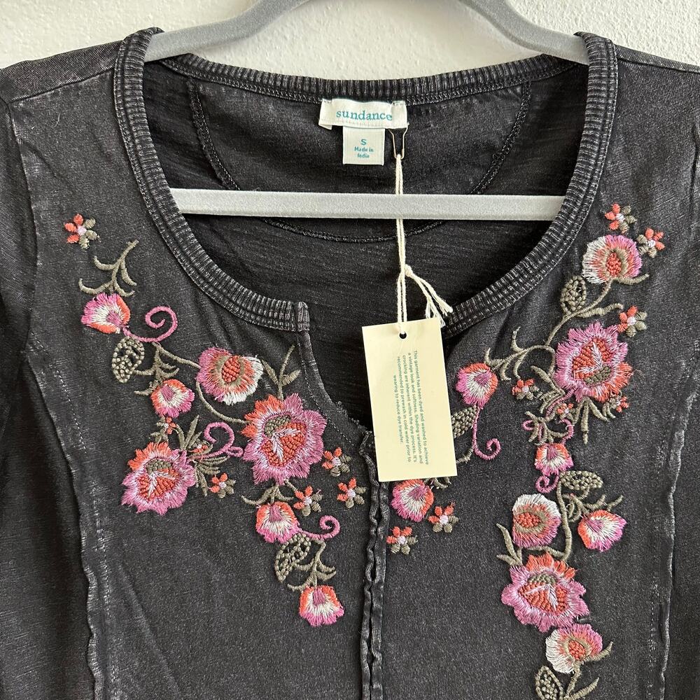 Sundance Guyamaca Embroidered Top Size Small NWT - Picture 2 of 5
